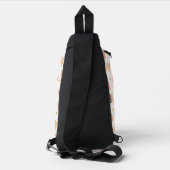 Zachte Roze Harten Naadloos Patroon Sling Bag (Achterkant)