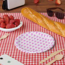 Zachte Roze Hartjes Patroon