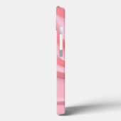 Zachte Roze iPhone Hoes met Baby Roze Zachte Textu (Achterkant / Links)