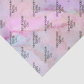 Zachte Roze Kleurrijke Marmer Tissuepapier (Detail)