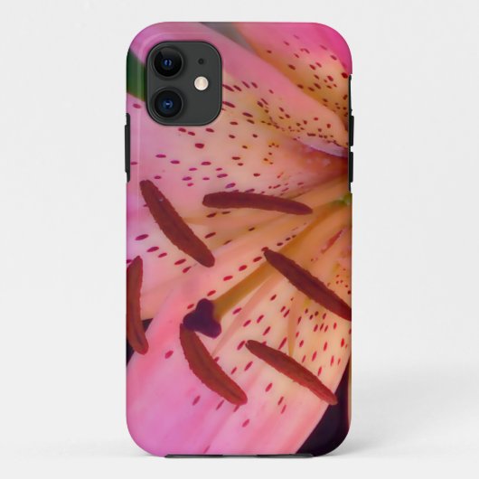 Zachte Roze Lelie Case-Mate iPhone Case (Achterkant)