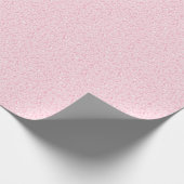 Zachte Roze Luipaardprint Cadeaupapier (Hoek)