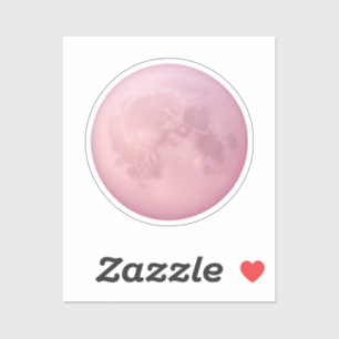 Zachte Roze Maan Emoji Sticker