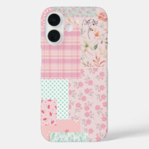 Zachte roze meisjesachtige telefoonhoes
