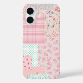 Zachte roze meisjesachtige telefoonhoes iPhone 16 hoesje