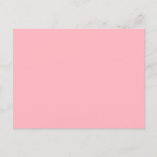Zachte Roze Minimalistische Briefkaart