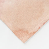 Zachte Roze Moderne Abstracte Ontwerp Patroon Fleece Deken (Hoek)