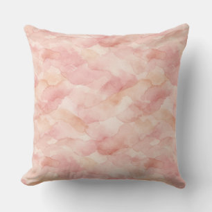 Zachte Roze Moderne Abstracte Ontwerp Patroon Kussen