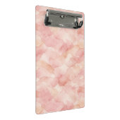 Zachte Roze Moderne Abstracte Ontwerp Patroon Mini Klembord (Schuin)