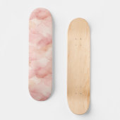 Zachte Roze Moderne Abstracte Ontwerp Patroon Persoonlijk Skateboard (Voorkant)