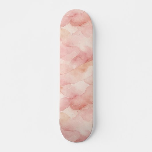 Zachte Roze Moderne Abstracte Ontwerp Patroon Persoonlijk Skateboard (Voorkant)