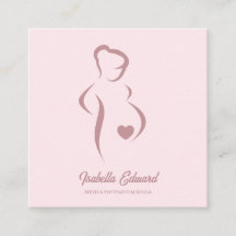 Zachte Roze Moeder-schap Doula Identiteit Illustra