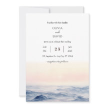 Zachte Roze Oceaangolven bij Dageraad Strand Bruil