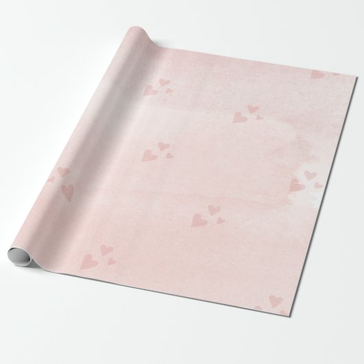 Zachte, roze omhullpapier cadeaupapier (Uitgerold)