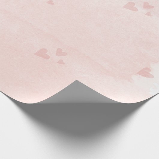 Zachte, roze omhullpapier cadeaupapier (Hoek)