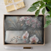 Zachte Roze Orchidee Cascade Elegantie Decoupage Tissuepapier (Geschenk)