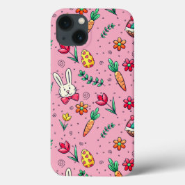 Zachte roze paashoes Case-Mate iPhone case