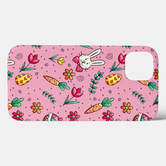 Zachte roze paashoes Case-Mate iPhone case (Achterkant (horizontaal))