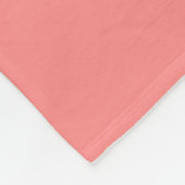 Zachte Roze Pastel & Witte Balk Design Fleece Deken (Hoek)
