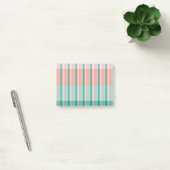 Zachte roze peach Amber Yucca en Arbor Green Trans Post-it® Notes (Kantoor)
