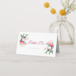 Zachte Roze Pioen & Eucalyptus Bloemen Plaatskaartje