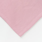 Zachte roze pioen swing fee prinses meisjes fleece deken (Hoek)