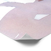 Zachte Roze Pioenrozen Boeket Poster (Hoek)
