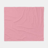 Zachte Roze Roos / Elegante Blush Kleur Mode Fleece Deken (Voorkant (Horizontaal))