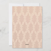 ZACHTE ROZE ROOS ROZE KERSTMIS HEEL GETROUWD FOTO FEESTDAGENKAART (Achterkant)