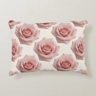 🌹 Zachte Roze Roos Vintage Romantische Stijl 🌹 Accent Kussen