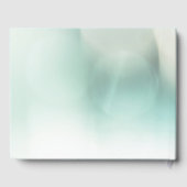 Zachte roze roze bloesems Weddenschap Gastenboek (Achterkant)