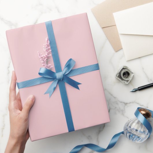 Zachte Roze Roze Effen Cadeaupapier (Geschenken)