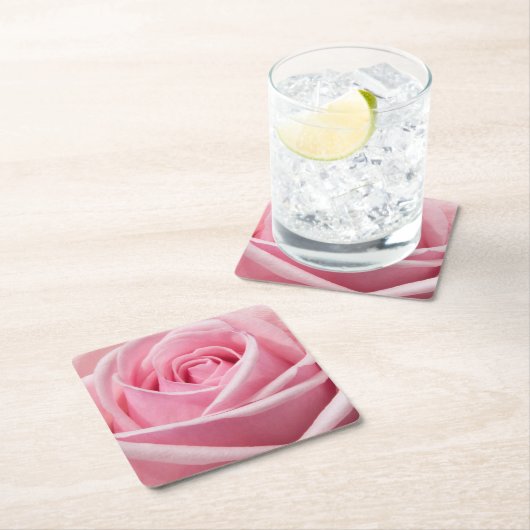 Zachte Roze Roze Kartonnen Onderzetters (Insitu)