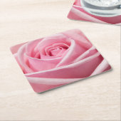 Zachte Roze Roze Kartonnen Onderzetters (Schuin)