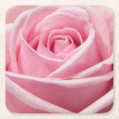 Zachte Roze Roze Kartonnen Onderzetters (Voorkant)