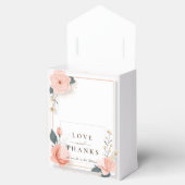 Zachte Roze Rozen Bedankdoosjes (Geopend)