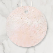 Zachte Roze Rozen Bedankt ID828 Bedankjes Labels (Achterkant)