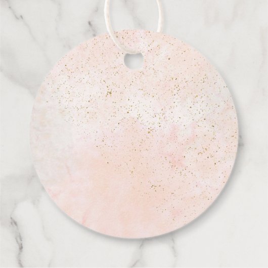 Zachte Roze Rozen Bedankt ID828 Bedankjes Labels (Achterkant)