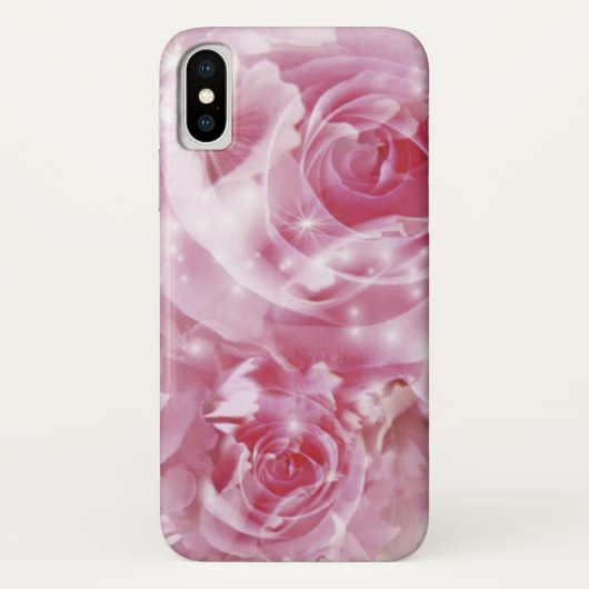 Zachte roze rozen Case-Mate iPhone case (Achterkant)