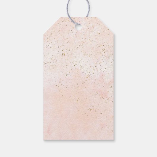 Zachte Roze Rozen Dank Je ID828 Cadeaulabel (Achterkant)