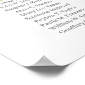 Zachte roze rozen groen goud 20 tafels Zitplaatsen Poster (Hoek)