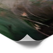  zachte roze rozen, in de Waterverf gekleurd Poster (Hoek)