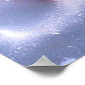 Zachte roze rozen poster (Hoek)