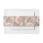 Zachte roze rozen uitnodigingen wikkel (Voorkant Voorbeeld)