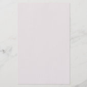 Zachte Roze Sering Persoonlijk Vrouwelijk Briefpapier (Achterkant)