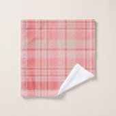 Zachte roze set handdoeken (Wasdoekje)