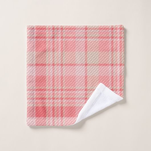 Zachte roze set handdoeken (Wasdoekje)