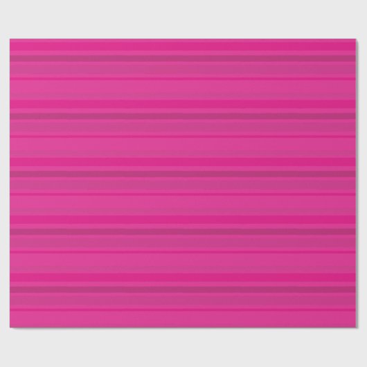 Zachte Roze Strepen Cadeaupapier (Vlak)