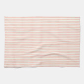 Zachte Roze Strepen Keukenhanddoek (Horizontaal)