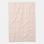 Zachte Roze Strepen Keukenhanddoek (Verticaal)